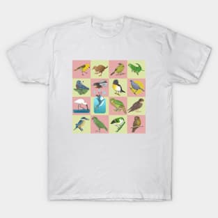 NZ BIRD PATTERN T-Shirt